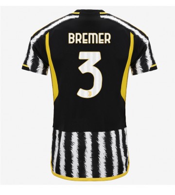 Juventus Gleison Bremer #3 Replika Hjemmebanetrøje 2023-24 Kortærmet
